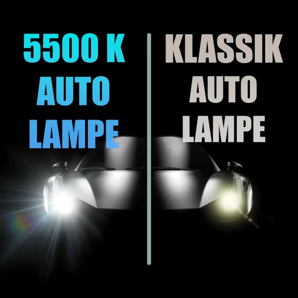 H8 Autolampen SET "Super White" 5500 K Auto Glühbirnen, KFZ Lampen (Set: 2 Stück) – Bild 10