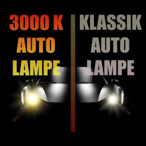 2 x H9 Glühbirnen "Golden Eye" 3000K, Autolampen, KFZ-Lampen (Set: 2 Stück)