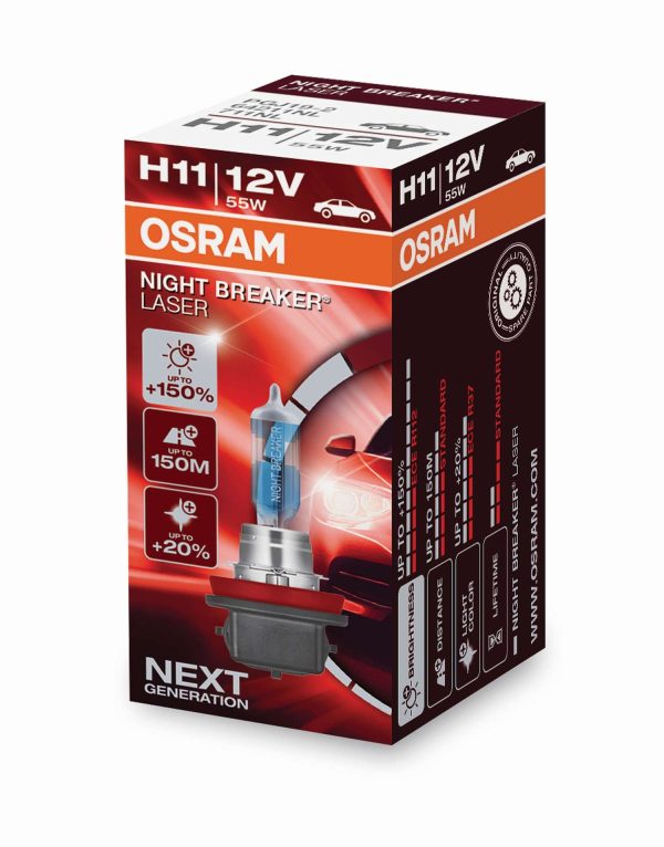 2 Stück H11 OSRAM, Halogen-Lampen, NIGHT BREAKER LASER 64211NL – Bild 6
