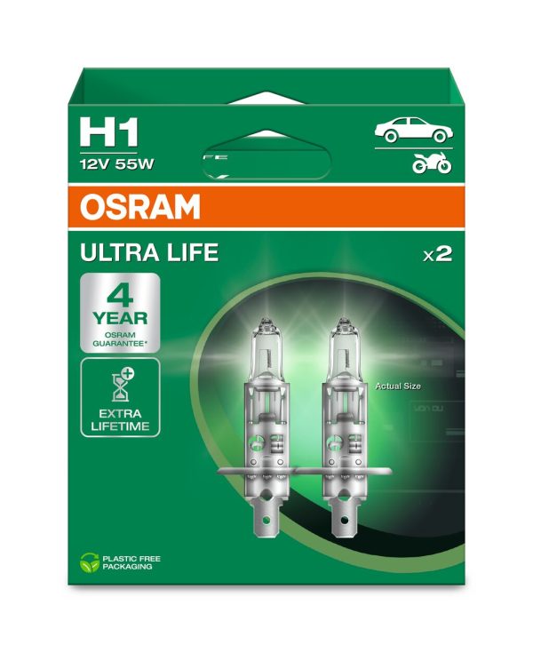 2 Stück H1 OSRAM, Halogen-Lampen, ULTRA LIFE Line – Bild 8