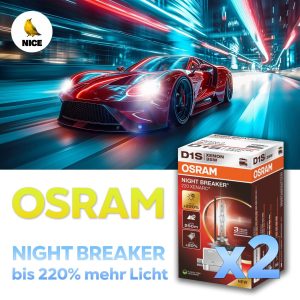 D1S OSRAM, Xenon-Lampen, NIGHT BREAKER LASER
