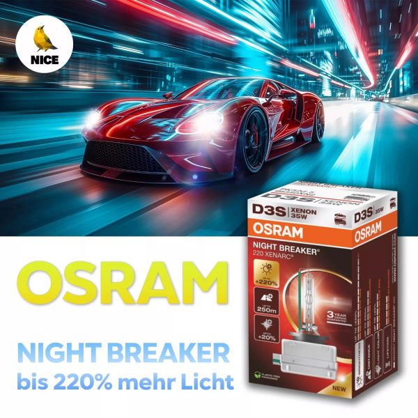 D3S OSRAM, Xenon-Lampen, NIGHT BREAKER LASER