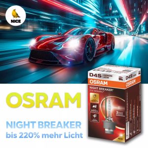 D4S OSRAM, Xenon-Lampen, NIGHT BREAKER LASER