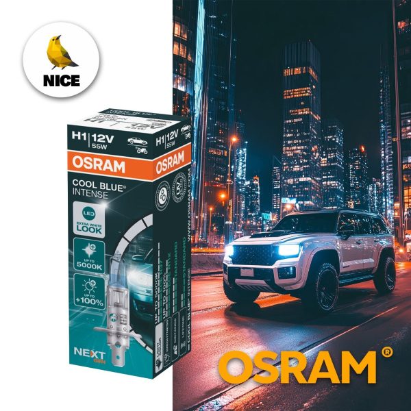 H1 OSRAM, Halogen-Lampen, COOL BLUE Intense Next Generation