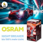 H11 OSRAM, Halogen-Lampen, NIGHT BREAKER LASER