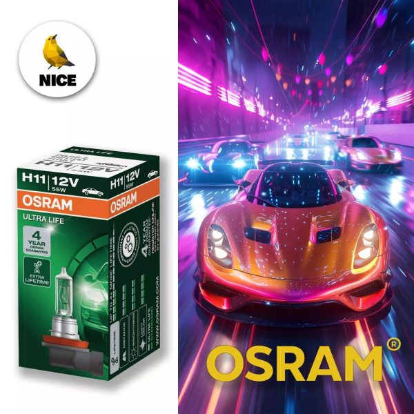 H11 OSRAM, Halogen-Lampen, ULTRA LIFE Line
