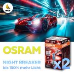 H7 OSRAM, Halogen-Lampen, NIGHT BREAKER LASER