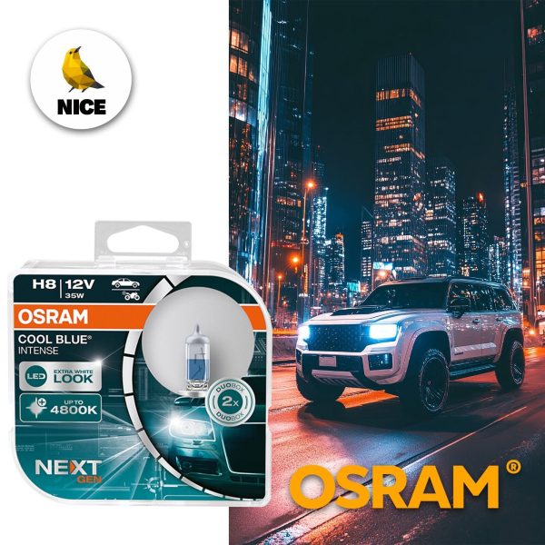 H1 OSRAM, Halogen-Lampen, COOL BLUE Intense Next Generation