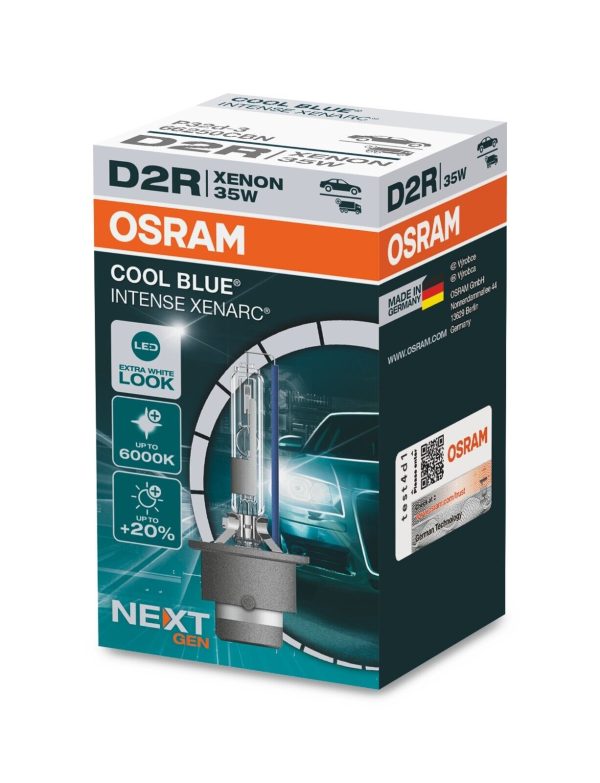 D2R OSRAM, Xenon-Lampen, COOL BLUE Line 66250CBN / 12V / 24V