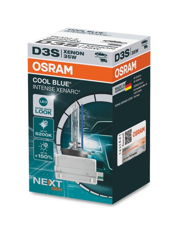 D3S OSRAM, Xenon-Lampen, COOL BLUE Line 66340CBN / 12V / 24V