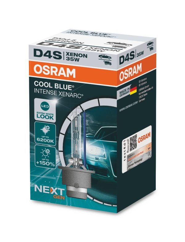 D4S OSRAM, Xenon-Lampen, COOL BLUE Line 66440CBN / 12V / 24V