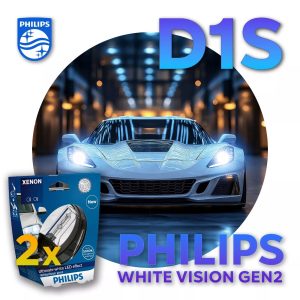 D1S PHILIPS WHITE VISION Autolampen Xenon
