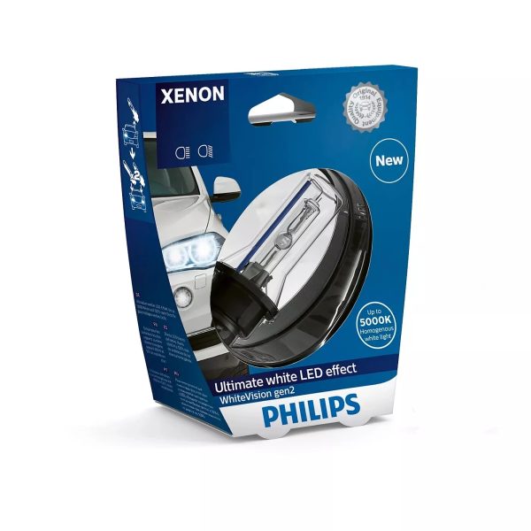 D2R PHILIPS WHITE VISION Autolampen Xenon
