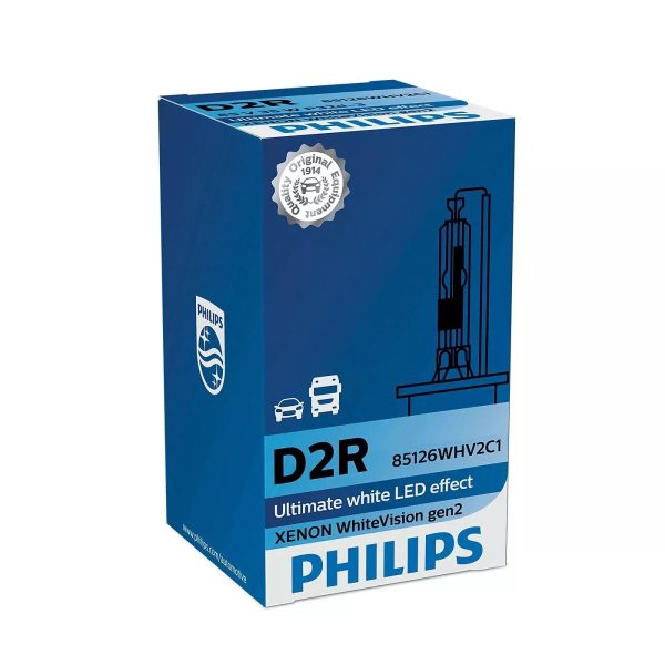 D2R PHILIPS WHITE VISION Autolampen Xenon