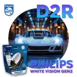 D2R PHILIPS WHITE VISION Autolampen Xenon
