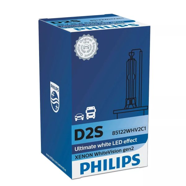 D2S PHILIPS WHITE VISION Autolampen Xenon