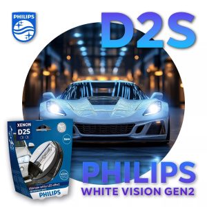 D2S PHILIPS WHITE VISION Autolampen Xenon