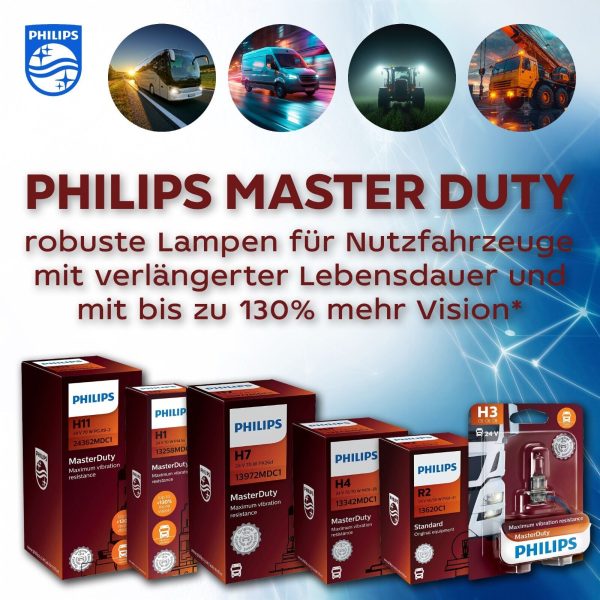 PHILIPS MASTER DUTY 24V LKW-Lampen