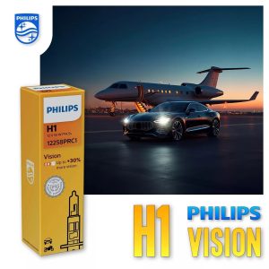 H1 PHILIPS VISION Autolampen 30% mehr Licht