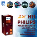 H11 PHILIPS MASTER DUTY 24V LKW-Lampen