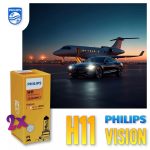 H11 PHILIPS VISION Autolampen 30% mehr Licht