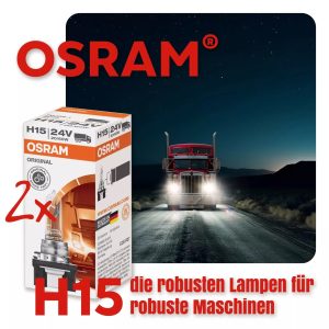 H15 OSRAM ORIGINAL LINE LKW Lampen