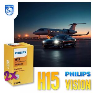 H15 PHILIPS VISION Autolampen 30% mehr Licht