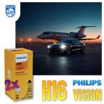 H16 PHILIPS VISION Autolampen 30% mehr Licht