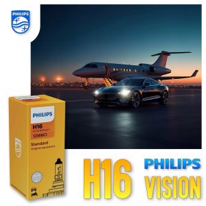 H16 PHILIPS VISION Autolampen 30% mehr Licht
