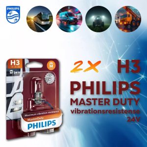 H3 PHILIPS MASTER DUTY 24V LKW-Lampen