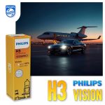 H3 PHILIPS VISION Autolampen 30% mehr Licht