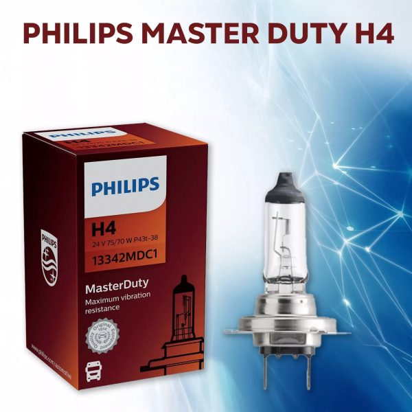 H4 PHILIPS MASTER DUTY 24V LKW-Lampen