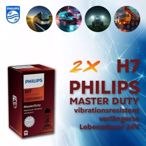 H7 PHILIPS MASTER DUTY 24V LKW-Lampen