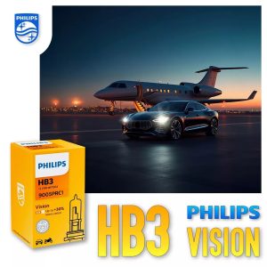 HB3 PHILIPS VISION Autolampen 30% mehr Licht