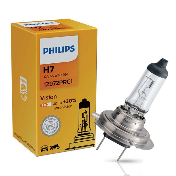 H7 PHILIPS Auto-Lampen VISION GT200 30% mehr Licht