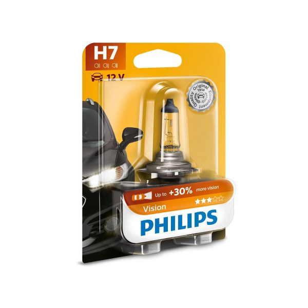 H7 PHILIPS Auto-Lampen VISION GT200 30% mehr Licht