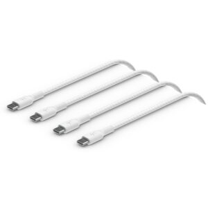 1x2 Belkin geflocht. PVC Kab.2m USB-C/USB-C weiß CAB004bt2MWH2PK