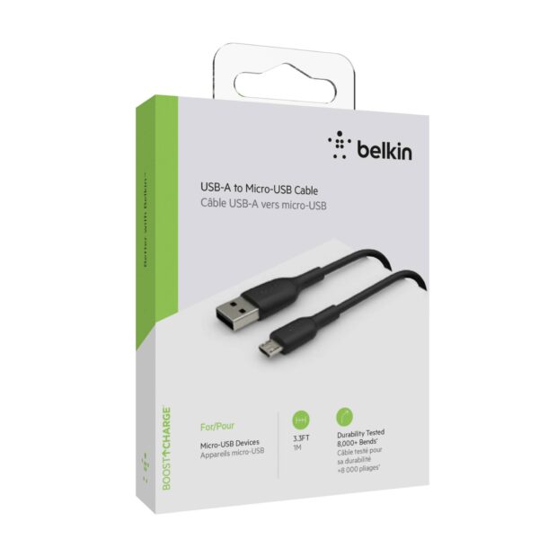 Belkin Micro-USB/USB-A 1m PVC schwarz CAB005bt1MBK – Bild 2