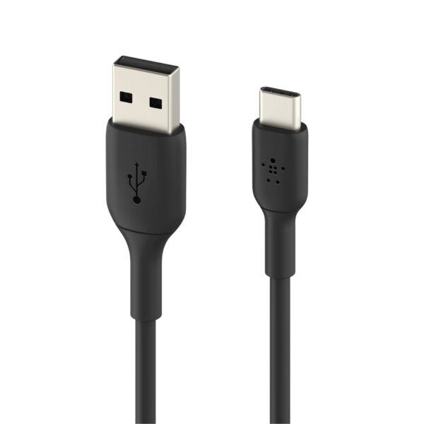 Belkin USB-C/USB-A Kabel 1m PVC, schwarz CAB001bt1MBK – Bild 3