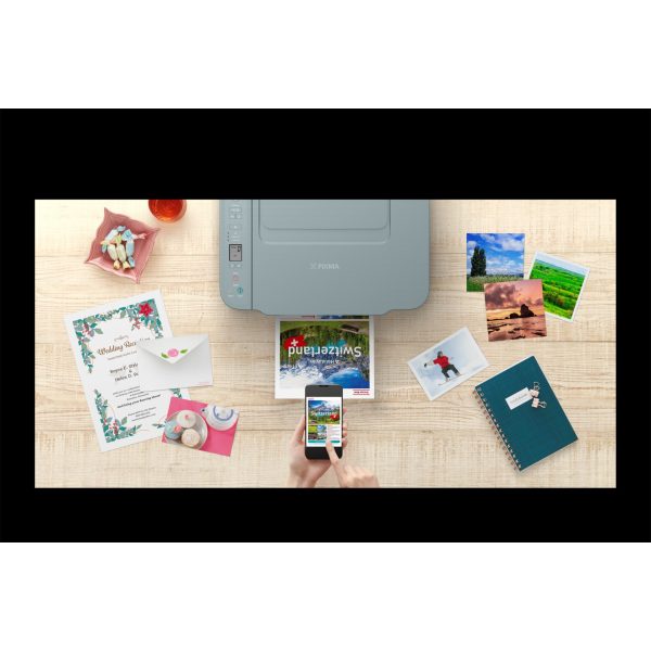 Canon PIXMA TS3752i WLAN-Farb-Multifunktionssystem Fotodrucker, Blaugrau – Bild 9