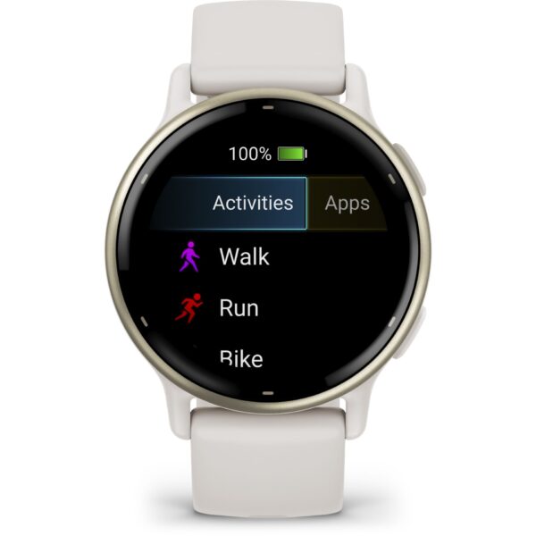 Garmin vivoactive 5 elfenbein/cremegold Smartwatch – Bild 2