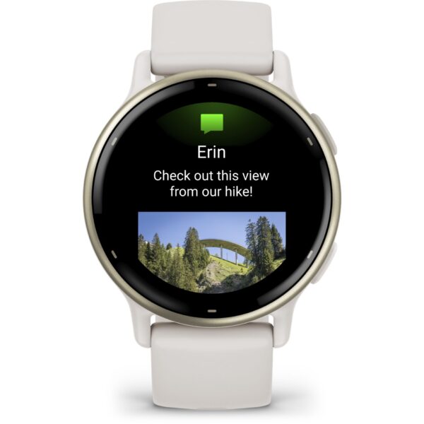Garmin vivoactive 5 elfenbein/cremegold Smartwatch – Bild 3