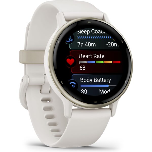 Garmin vivoactive 5 elfenbein/cremegold Smartwatch – Bild 4