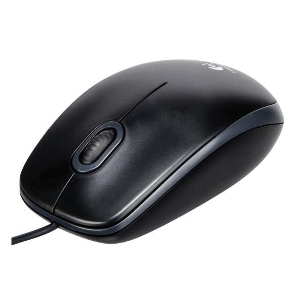 Logitech B100 Optical USB Mouse black OEM – Bild 2