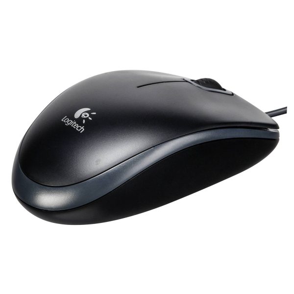 Logitech B100 Optical USB Mouse black OEM – Bild 3