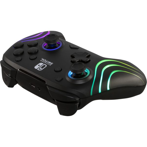 PDP Afterglow Wave Wireless Controller NS Black – Bild 5