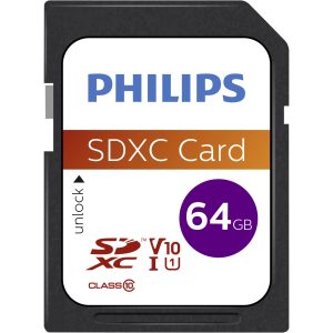 Philips SDXC Card 64GB Class 10 UHS-I U1