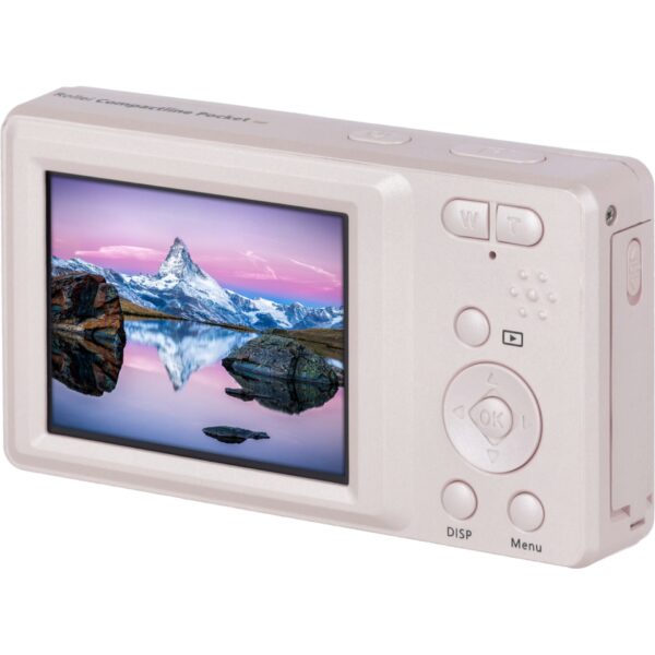 Rollei Compactline Pocket Digitalkamera Pink – Bild 3
