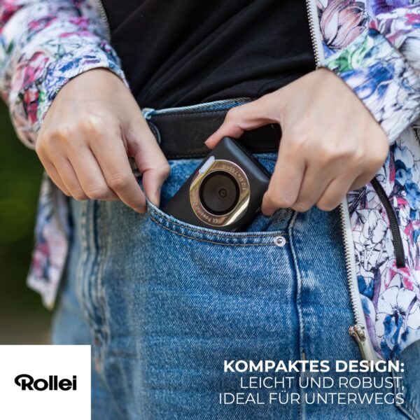 Rollei Compactline Pocket Digitalkamera Schwarz – Bild 12