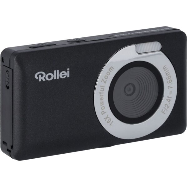 Rollei Compactline Pocket Digitalkamera Schwarz – Bild 2